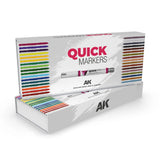 AK Interactive Quick Markers Special Box rinkinys, 34 markeriai