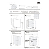 AK Interactive modulinė dėžė organizavimui, 30 x 30 x 6 cm