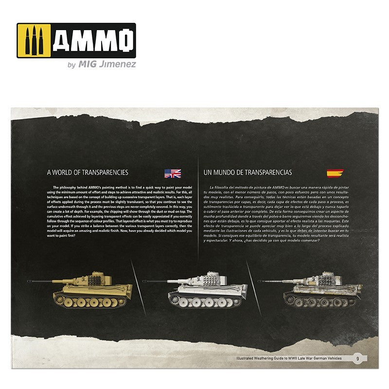 AMMO by Mig Illustrated Weathering Guide to WWII Late German Vehicles