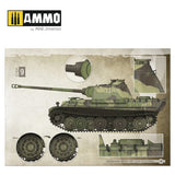 AMMO by Mig “Illustrated Weathering Guide to WWII Late German Vehicles” mokomoji knyga