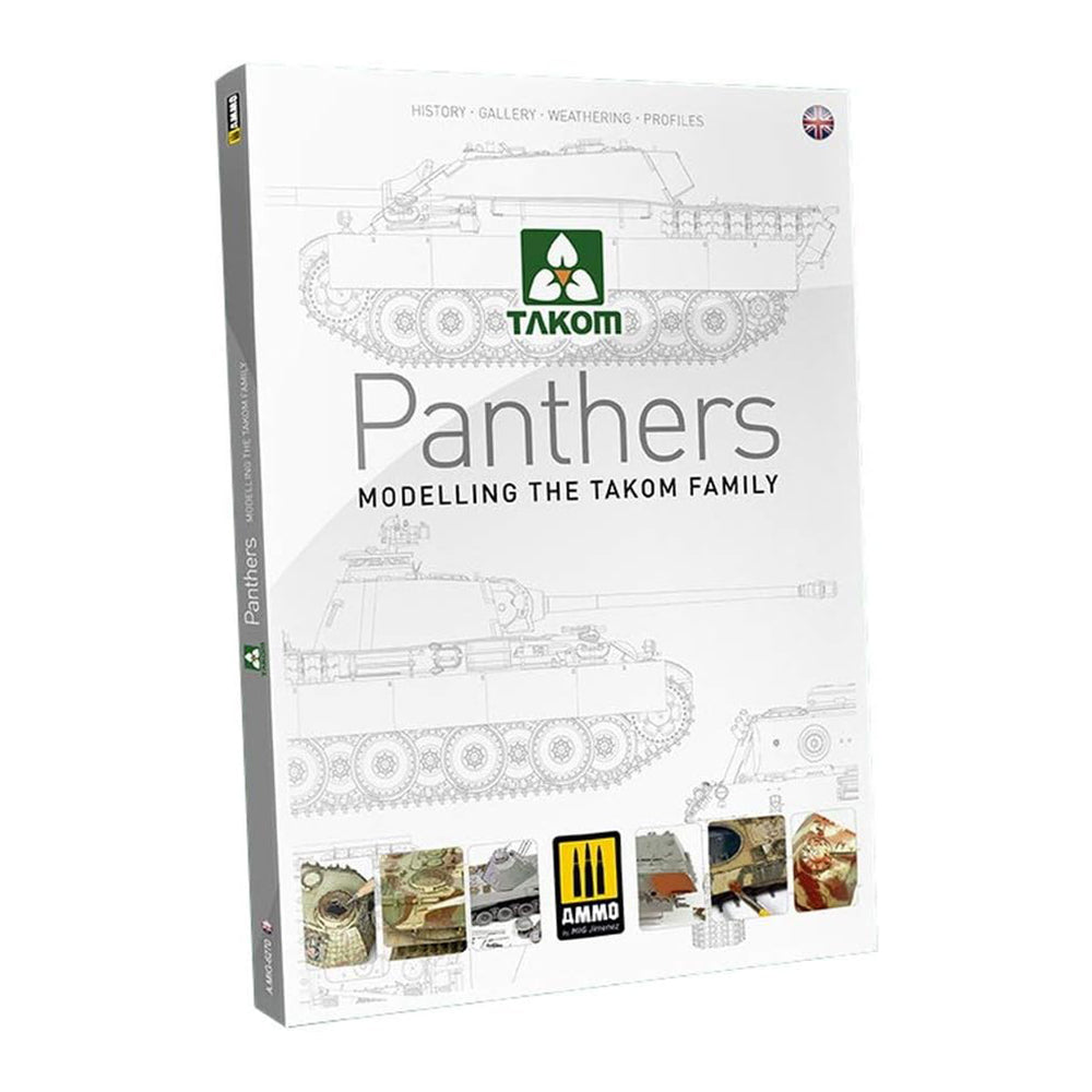 AMMO by Mig Solution Book "Panthers: Modeling The Takom Family"