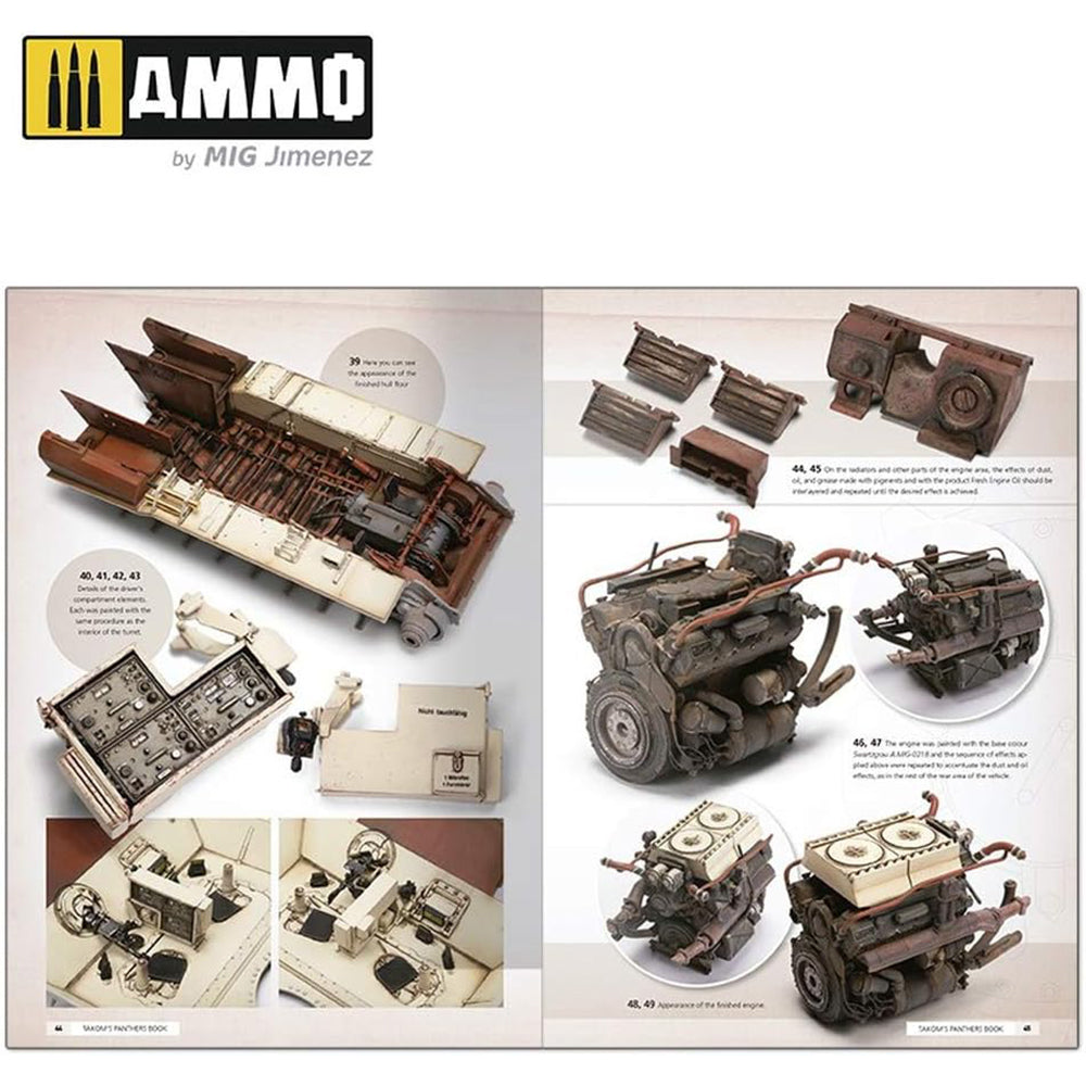 AMMO by Mig Solution Book "Panthers: Modeling The Takom Family"