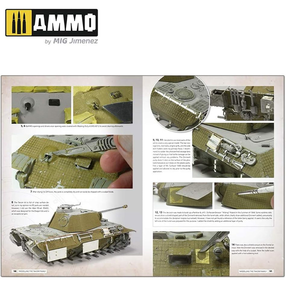 AMMO by Mig Solution Book "Panthers: Modeling The Takom Family"