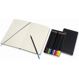 Moleskine Sketching Kit - Sketchbook + 12 Watercolour Pencils