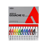 Holbein akrilinio guašo tūbelėse rinkinys, 12x12 ml