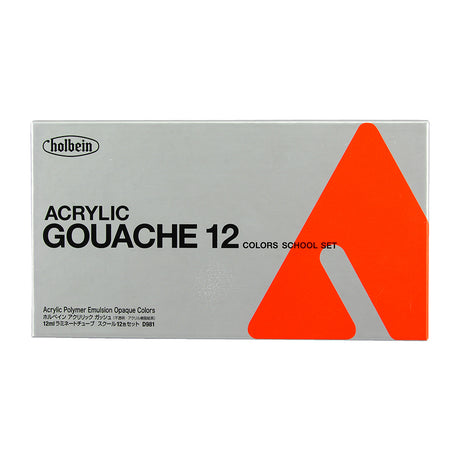 Holbein akrilinio guašo tūbelėse rinkinys, 12x12 ml