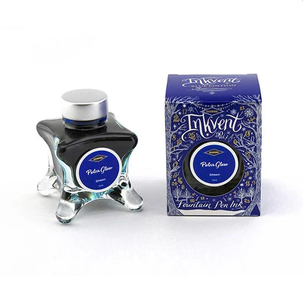 Diamine Inkvent Blue Edition Fountain Pen Ink blizgus plunksnakočių rašalas