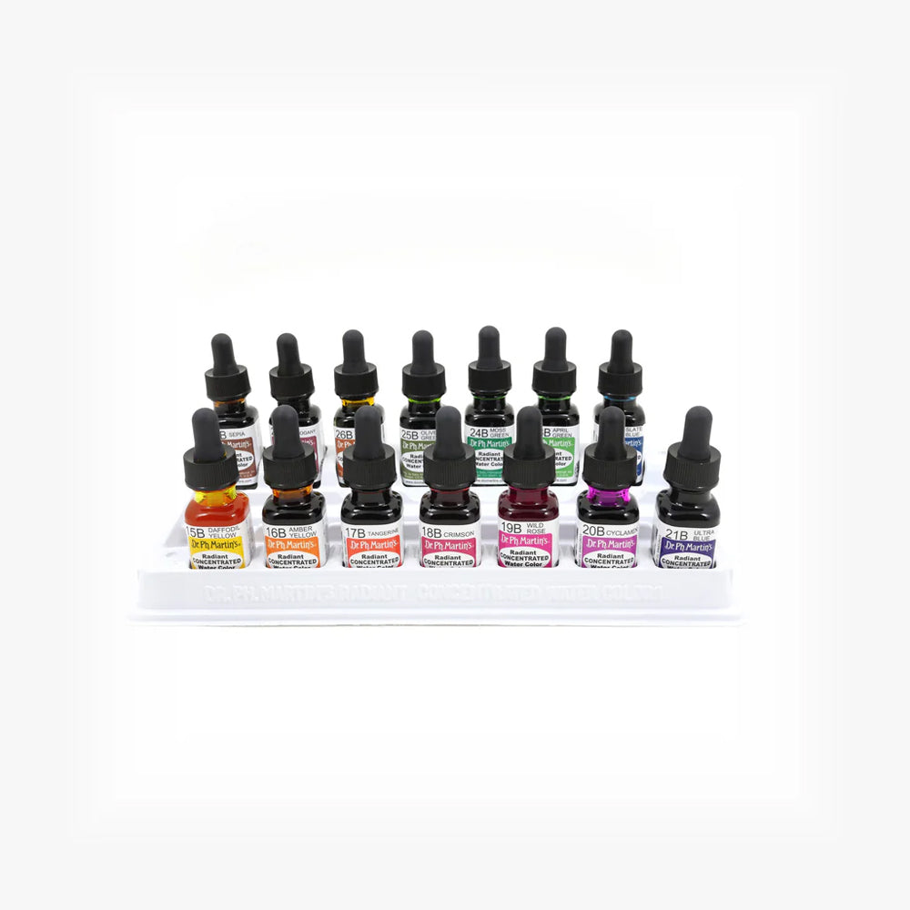 Dr. Ph. Martin’s Radiant Watercolour Paint, 14x15 ml