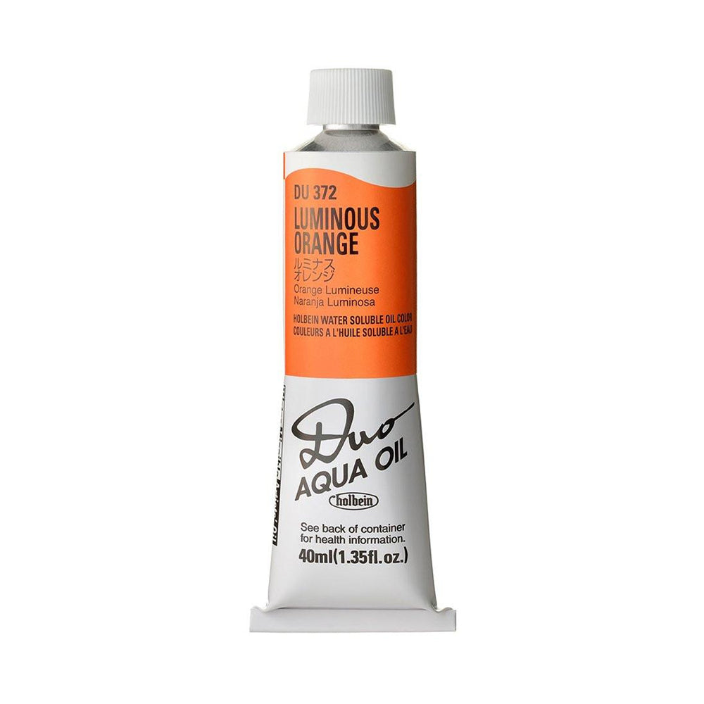 Holbein DUO Aqua Oil Luminous fluorescenciniai vandeniu skiedžiami aliejiniai dažai