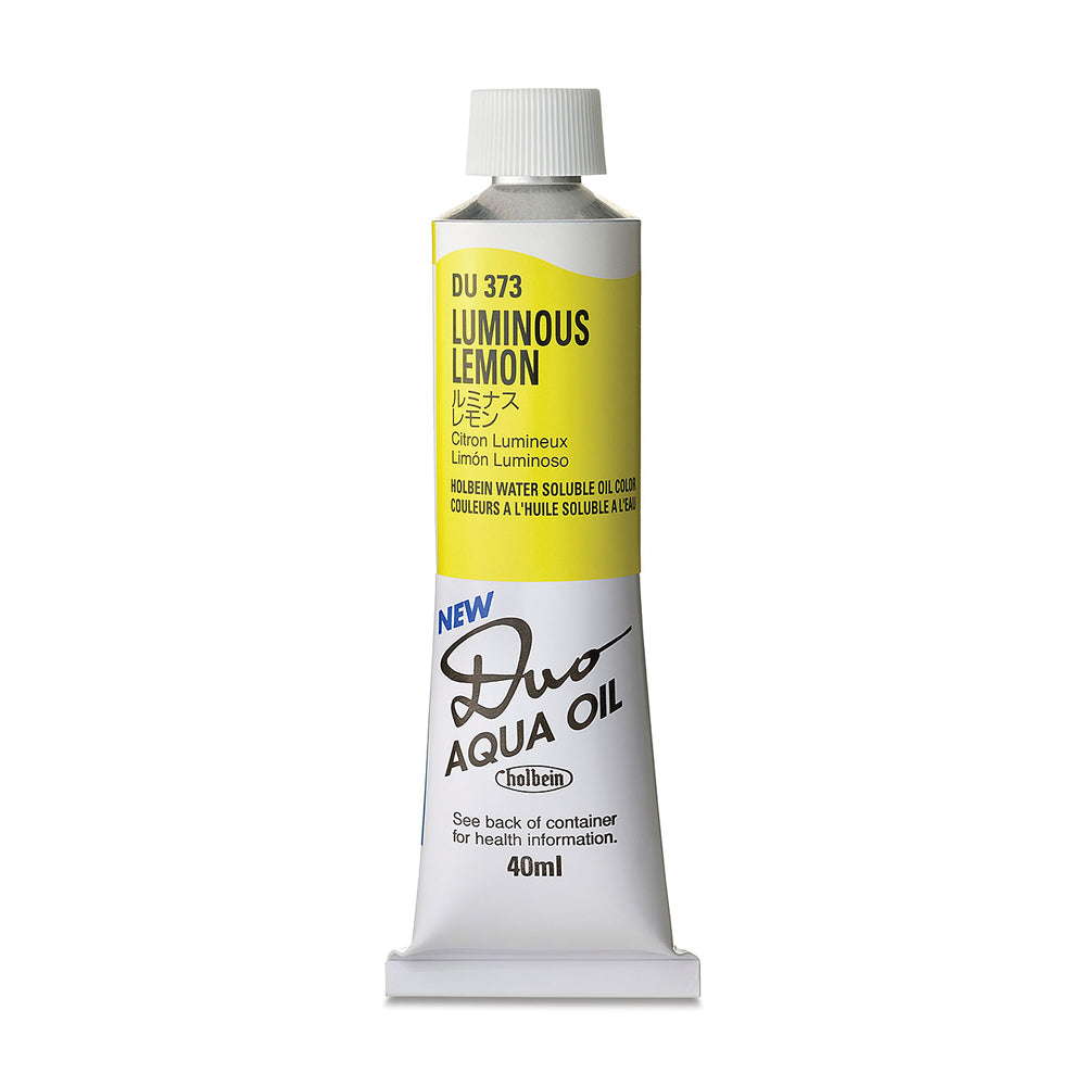Holbein DUO Aqua Oil Luminous fluorescenciniai vandeniu skiedžiami aliejiniai dažai