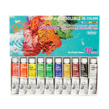 Holbein DUO Aqua Oil vandeniu skiedžiamų aliejinių dažų rinkinys, 10x10 ml
