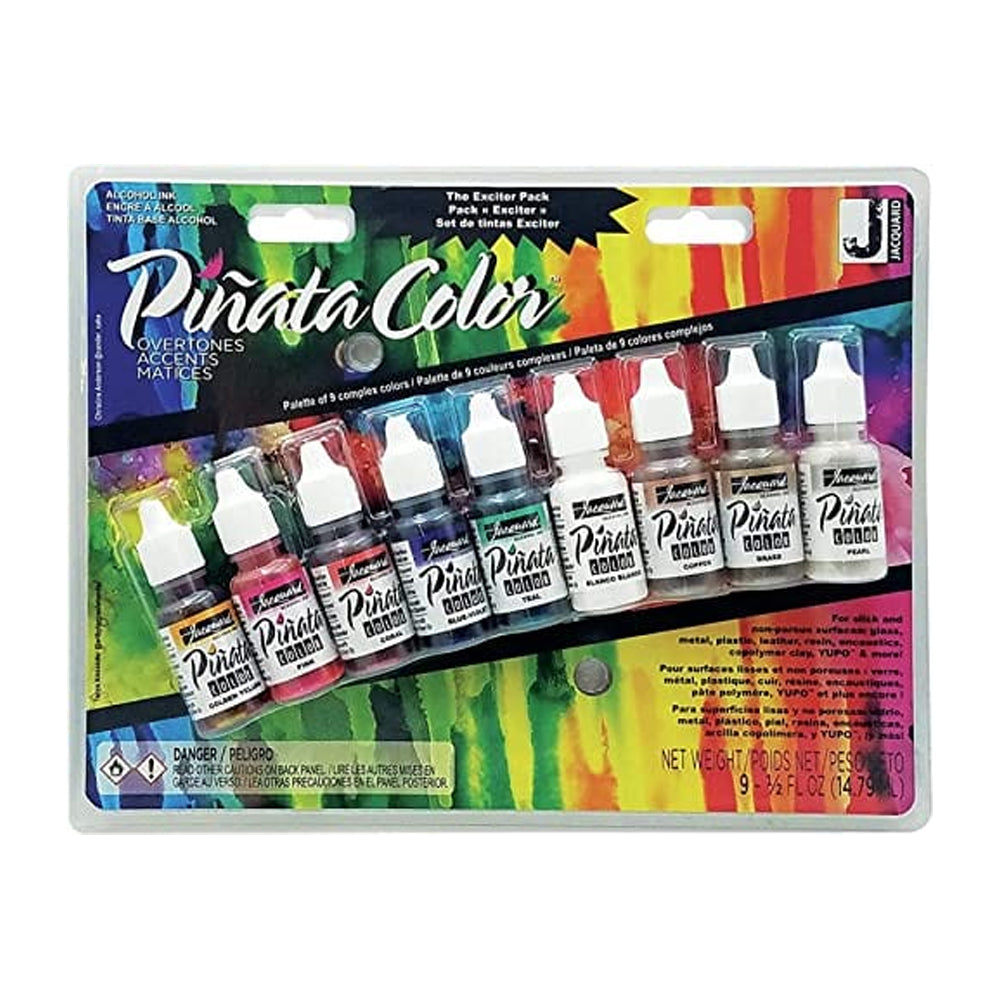 Jacquard Piñata Color Overtones Exciter Pack alkoholinio tušo rinkinys, 9x14,79 ml