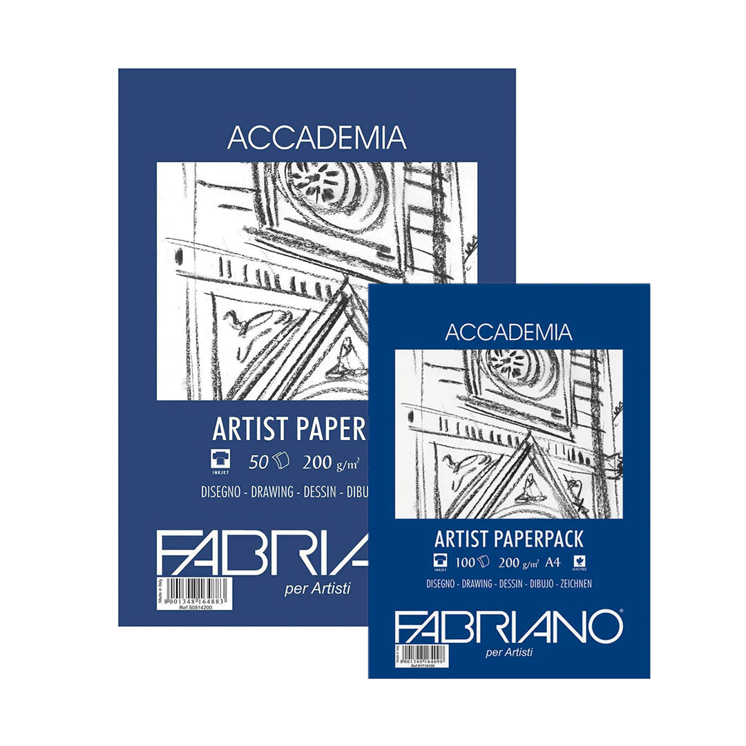 Fabriano Accademia Artist Paperpack piešimo bloknotas