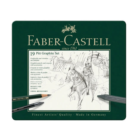 Faber-Castell Pitt Graphite rinkinys eskizavimui, 19 vnt.