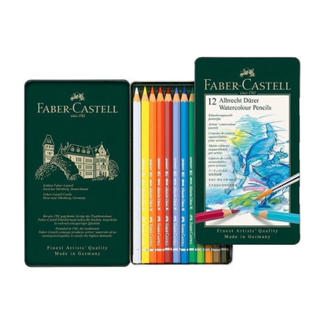 Faber-Castell Albrecht Dürer akvarelinių pieštukų rinkinys, 12 vnt.