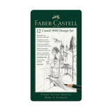 Faber-Castell 9000 grafitinių pieštukų rinkinys Design, 12 vnt.