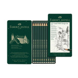 Faber-Castell 9000 grafitinių pieštukų rinkinys Design, 12 vnt.