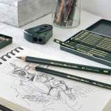 Faber-Castell 9000 grafitinių pieštukų rinkinys Art, 12 vnt.