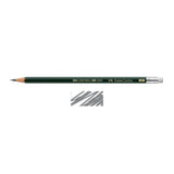 Faber-Castell 9000 Graphite Pencil with Eraser