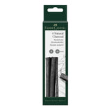 Faber-Castell Pitt Natural Charcoal Sticks Set, 9-15 mm, 4 pcs.