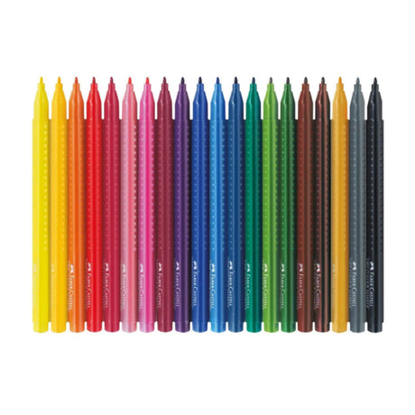 Faber-Castell Grip Felt Tip Pens, 20 pcs.