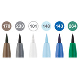 Faber-Castell Pitt Artist Winterlude rašiklių piešimui rinkinys, 6 vnt.
