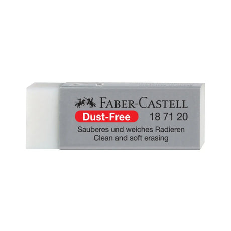 Faber-Castell Dust-Free trintukas, baltos spalvos