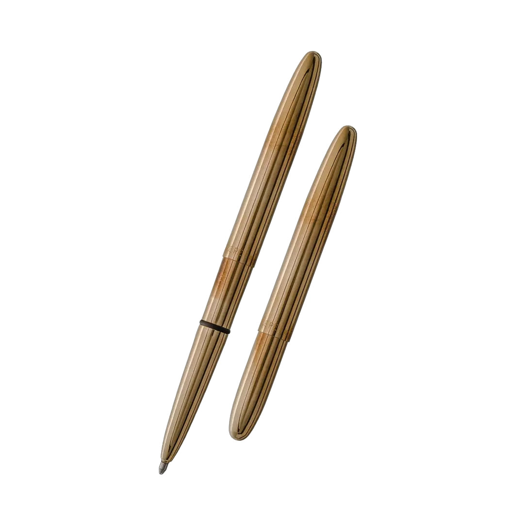 Fisher Antimicrobial Raw Brass Bullet Space Pen