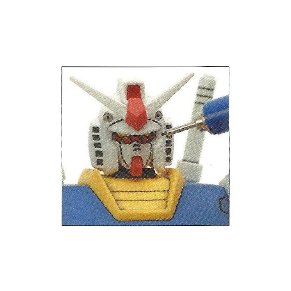 Gundam markeris Gunpla modeliams, juodos spalvos