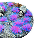 Green Stuff World Martian Fluor Tufts dekoratyviniai žolės kuokšteliai, purpurinės-mėlynos spalvos