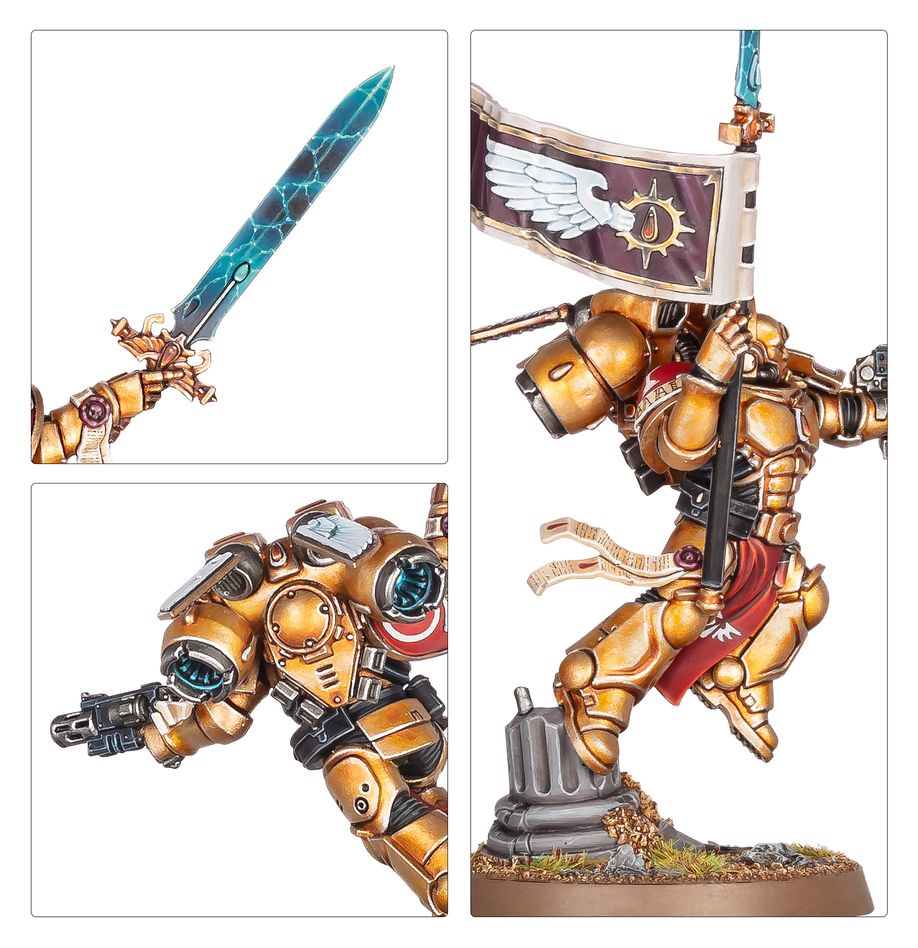 Warhammer 40,000 Blood Angels: Sanguinary Guard miniatiūrų surinkimo rinkinys