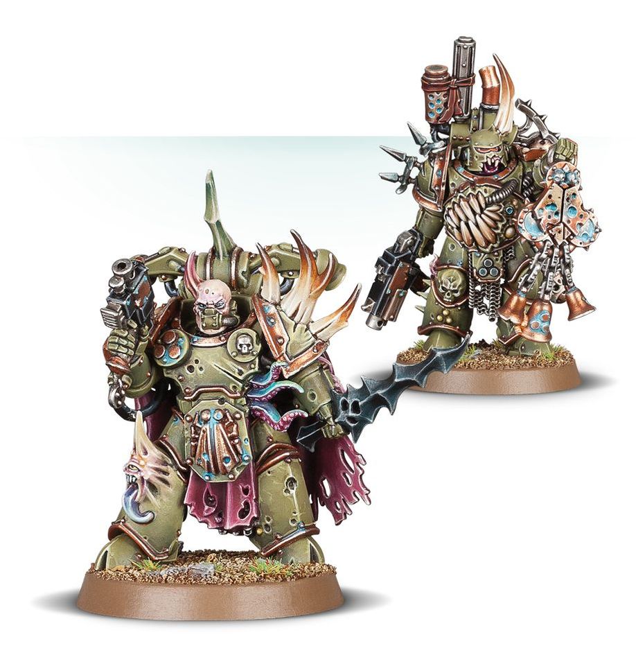 Warhammer 40,000 Death Guards: Plague Marines miniatiūrų surinkimo rinkinys