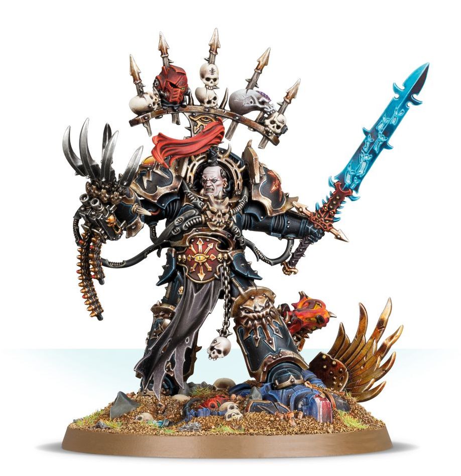 Warhammer 40,000 Abaddon the Despoiler miniatiūros surinkimo rinkinys