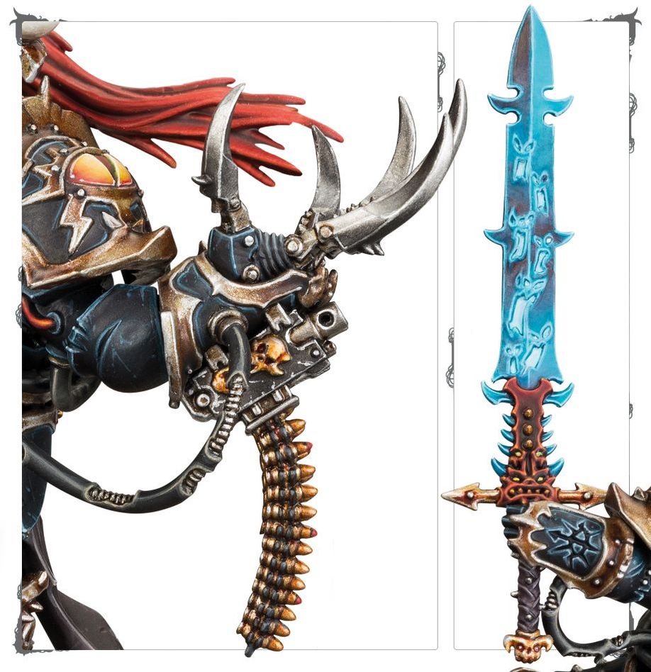 Warhammer 40,000 Abaddon the Despoiler miniatiūros surinkimo rinkinys