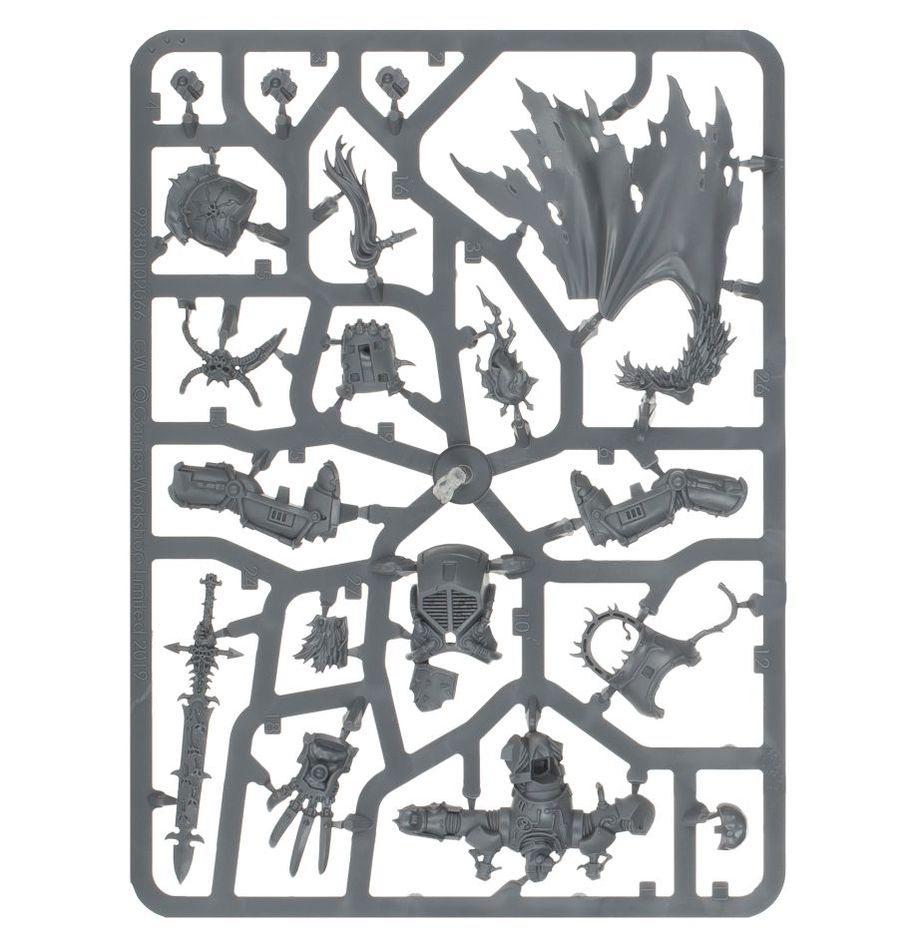 Warhammer 40,000 Abaddon the Despoiler miniatiūros surinkimo rinkinys