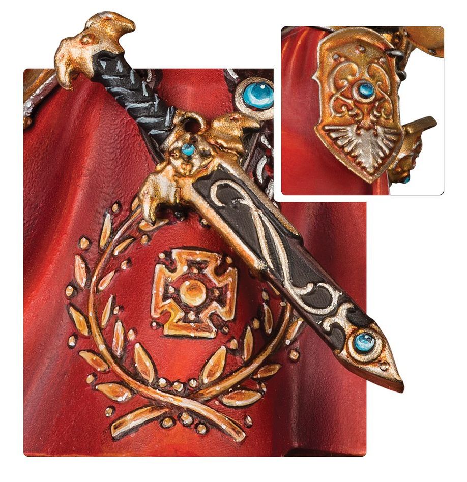 Warhammer 40,000 Adeptus Custodes: Allarus Custodians miniatiūrų surinkimo rinkinys