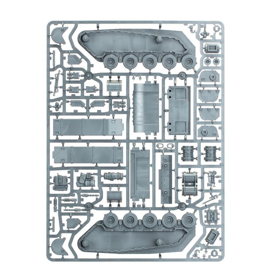 Warhammer 40,000 Rogal Dorn Battle Tank miniatiūros surinkimo rinkinys
