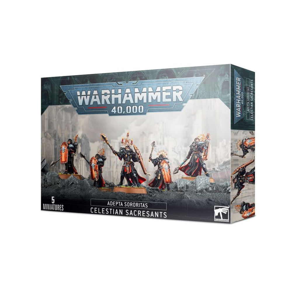 Warhammer 40,000 Adepta Sororitas: Celestian Sacresants miniatiūrų surinkimo rinkinys