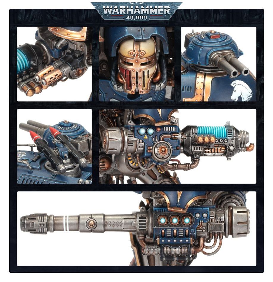Warhammer 40,000 Imperial Knights: Knight Dominus miniatiūros surinkimo rinkinys