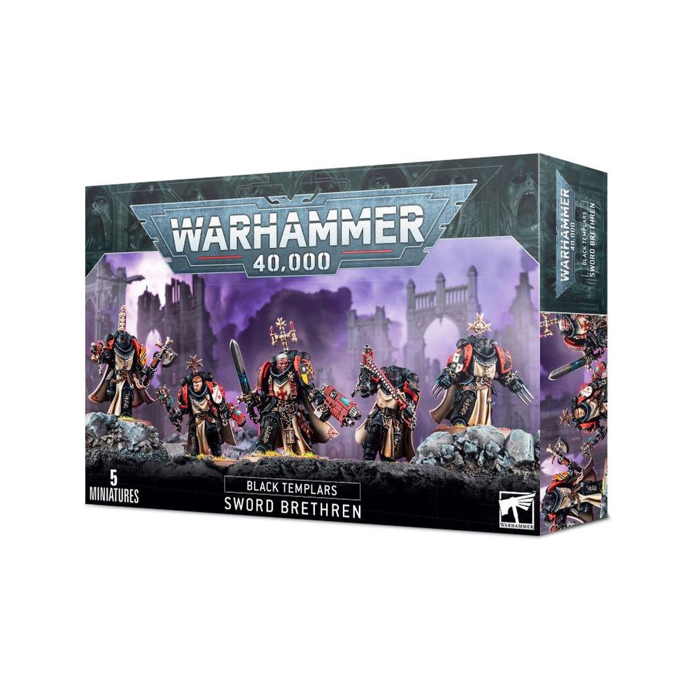Warhammer 40,000 Black Templars Sword Brethren miniatiūrų surinkimo rinkinys
