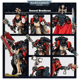 Warhammer 40,000 Black Templars Sword Brethren miniatiūrų surinkimo rinkinys