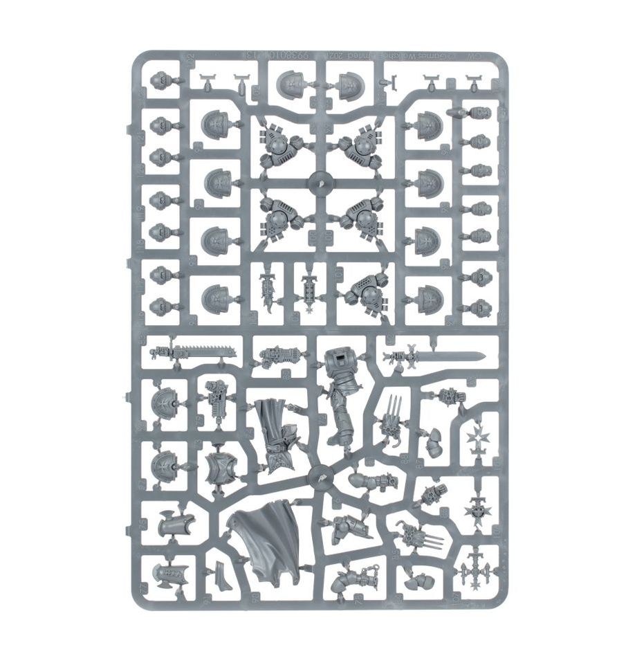 Warhammer 40,000 Black Templars Sword Brethren miniatiūrų surinkimo rinkinys
