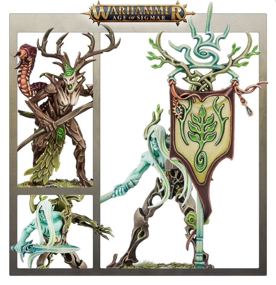 Warhammer Age of Sigmar Spearhead: Sylvaneth miniatiūrų rinkinys