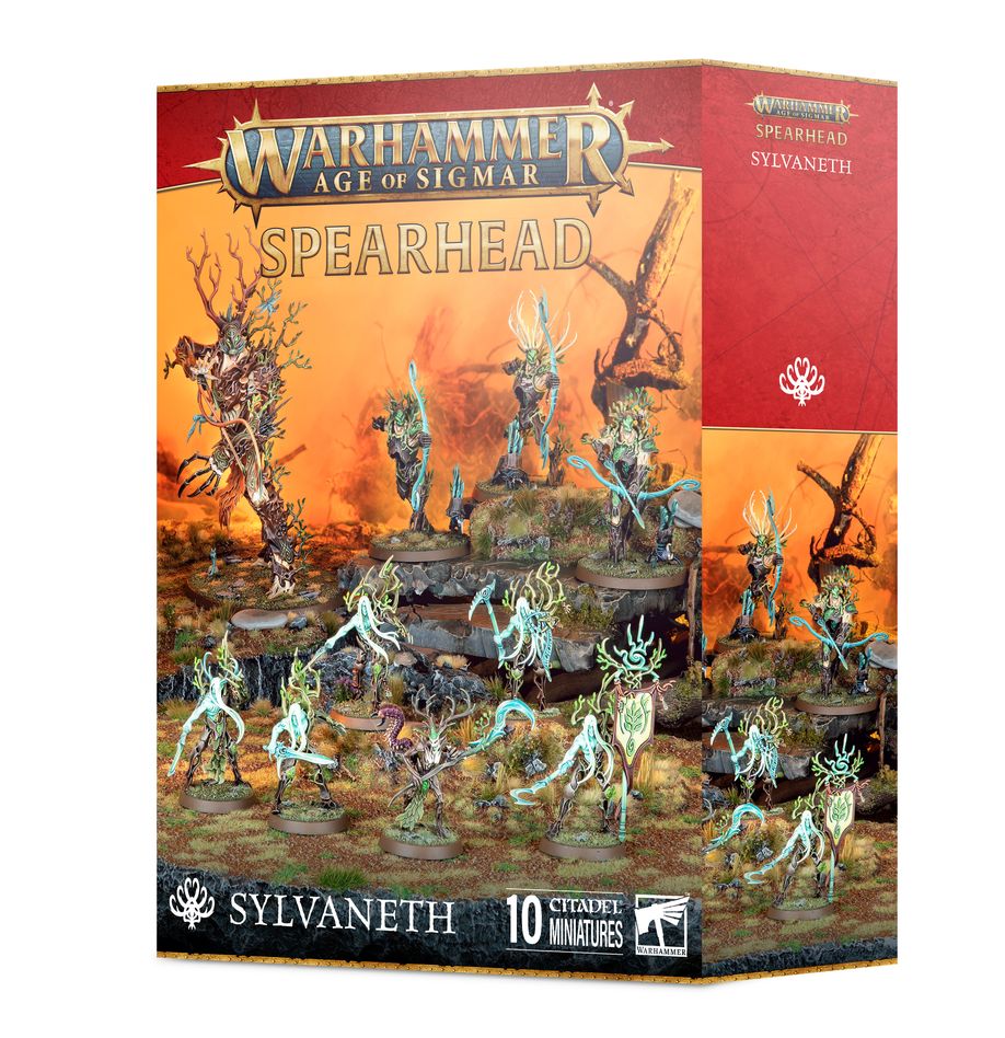 Warhammer Age of Sigmar Spearhead: Sylvaneth miniatiūrų rinkinys