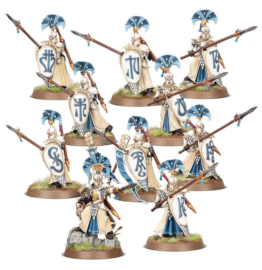 Warhammer Age of Sigmar: Vanari Auralan Wardens miniatiūrų rinkinys