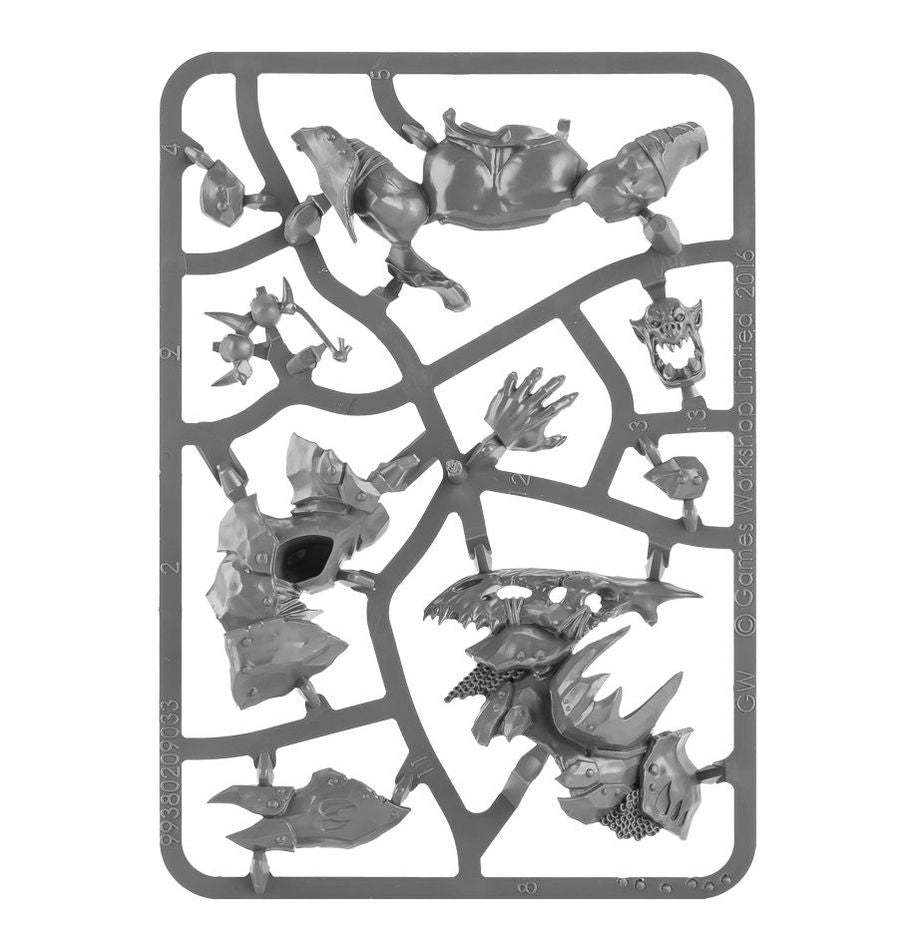 Warhammer Orruk Warclans: Megaboss miniatiūros surinkimo rinkinys