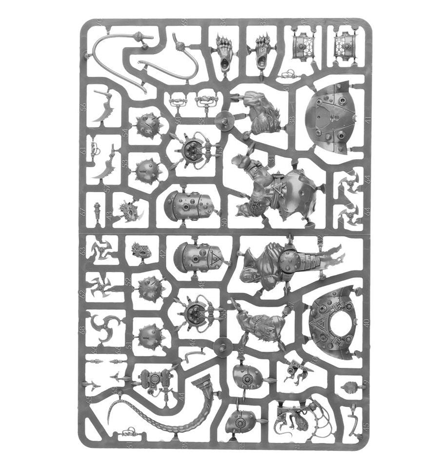Warhammer Age of Sigmar Skaven Stormfiends miniatiūrų rinkinys