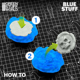 Green Stuff World Blue Stuff formos modeliavimui, 8 lazdelės