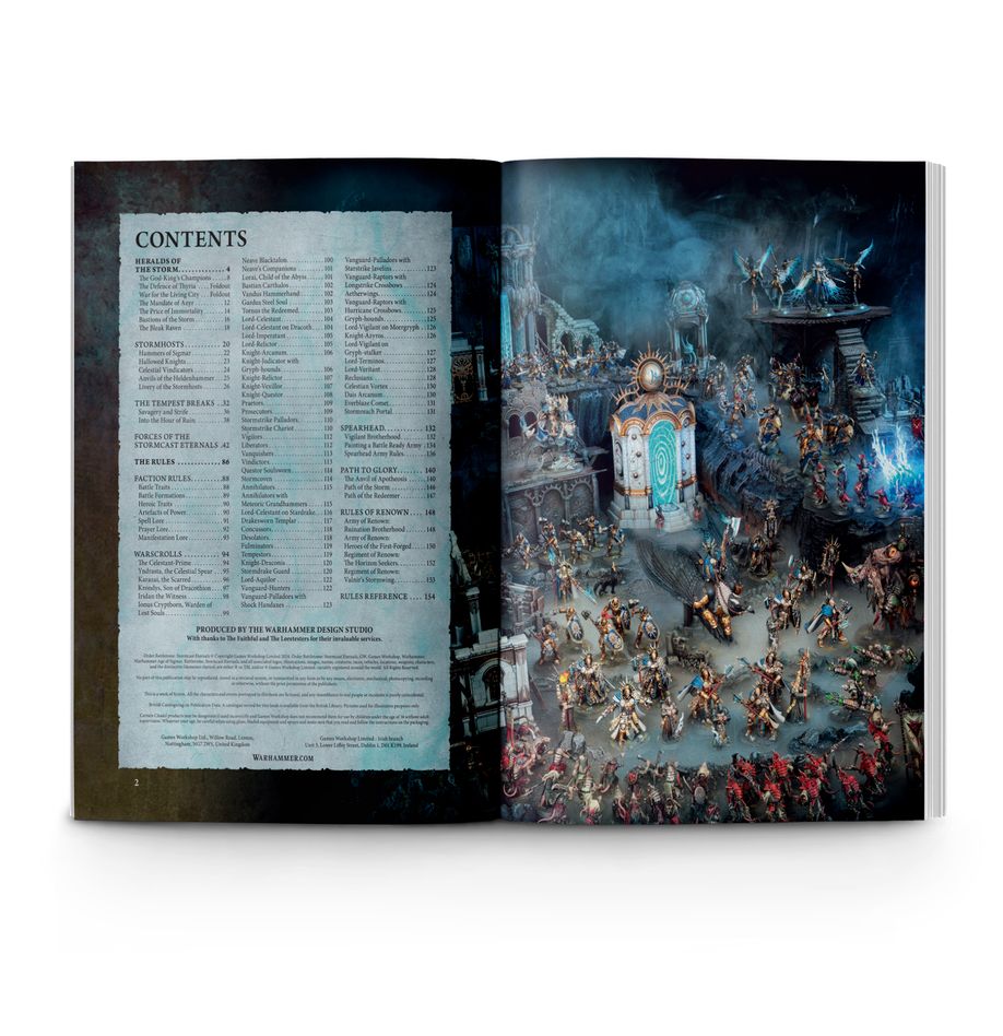 Warhammer Age of Sigmar Order Battletome: Stormcast Eternals mokomoji knyga