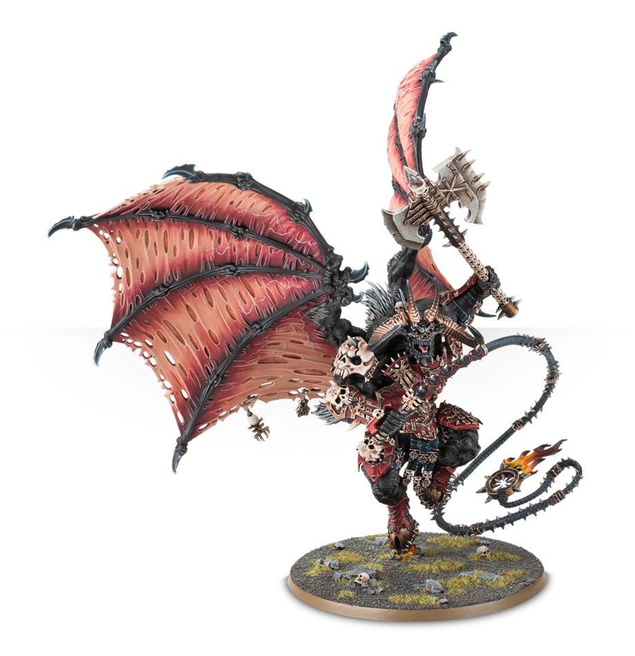 Warhammer 40,000 Daemons of Khorne: Bloodthirster miniatiūros surinkimo rinkinys